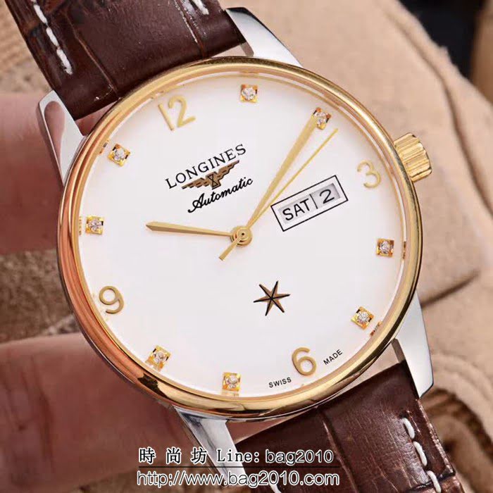 LONGINES浪琴 經典大三針 全自動機械 精品男士腕表 WSS1714